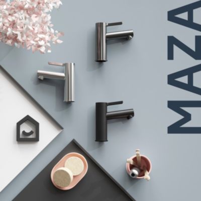 Mitigeur de lavabo chrome taille M, GoodHome Maza