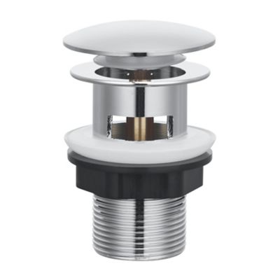 Mitigeur de lavabo chromé taille S avec bonde clic-clac, GoodHome Cavally