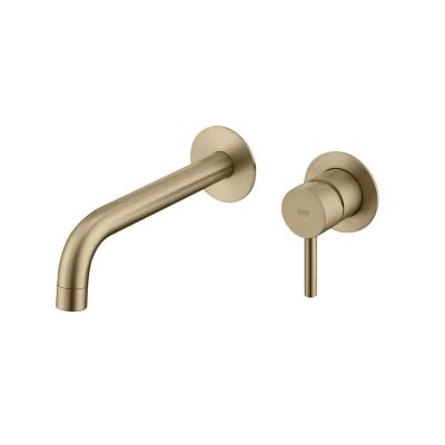 Mitigeur de lavabo encastré SKY BATH or brossé PVD Inox S304 série Cloud