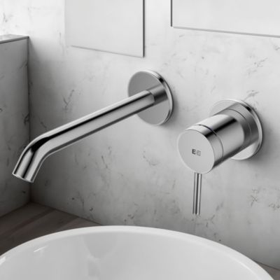 Mitigeur de lavabo encastré, chrome, Essebagno Lollipop