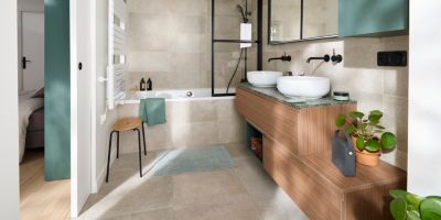 Mitigeur de lavabo encastré, noir, Essebagno Lollipop