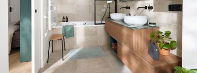 Mitigeur de lavabo encastré, noir, Essebagno Lollipop