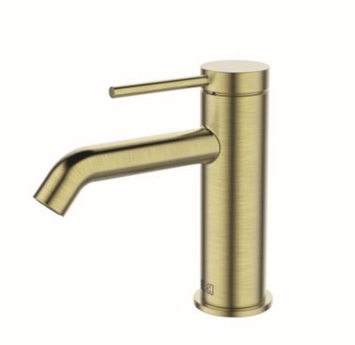 Mitigeur de lavabo EsseBagno en laiton or brossé