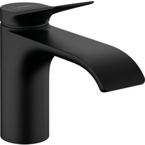 Mitigeur de lavabo HANSGROHE 80 sans tirette ni vidage noir mat