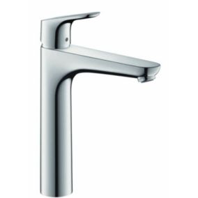 Mitigeur de lavabo - HANSGROHE - FOCUS 190 - Chromé - Cartouche en céramique - Limiteur de température ajustable