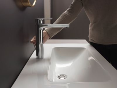 Mitigeur de lavabo lave-mains chrome Hansgrohe Vernis Blend 190