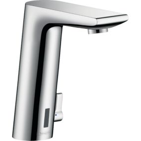 Mitigeur de lavabo électronique avec manette de réglage de température sur batterie chromé Metris S Hansgrohe