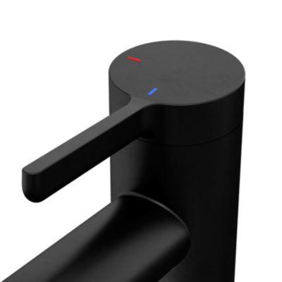 Mitigeur de lavabo M, noir mat, GoodHome Maza