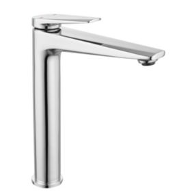 Mitigeur de lavabo mécanique haut chrome, Edouard Rousseau Gloss