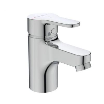 Mitigeur de lavabo monotrou OLYOS bonde métal chromé - PORCHER - D1113AA