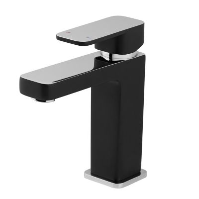 Mitigeur de lavabo noir H.16,6 cm GoodHome Pazar