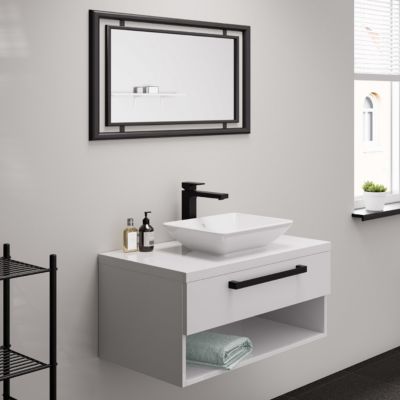 Mitigeur de lavabo noir mat Hansgrohe Vernis Shape