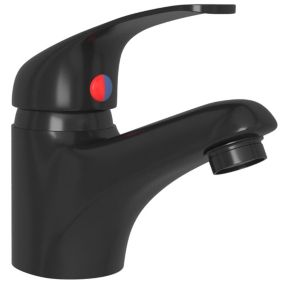 Mitigeur de lavabo robinet de cuisine noir Helloshop26