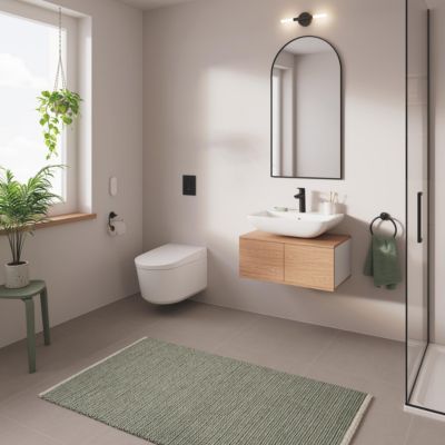 Mitigeur de lavabo taille M, noir, Grohe Start