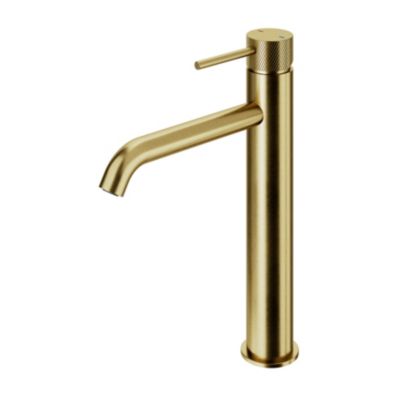 Mitigeur de lavabo XL H.25,6 cm, doré satin, GoodHome Owens