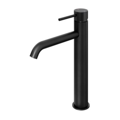 Mitigeur de lavabo XL H.25,6 cm, noir mat, GoodHome Owens