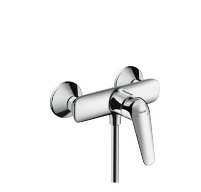 Mitigeur douche 2 trous Hansgrohe Novus en laiton coloris chromé
