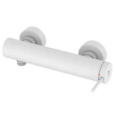 Mitigeur douche mécanique blanc Essebagno Luisa