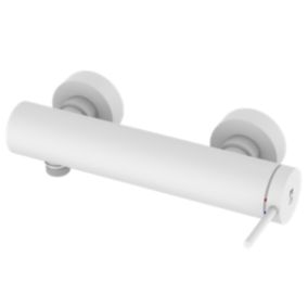 Mitigeur douche mécanique blanc Essebagno Luisa