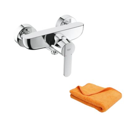 Mitigeur douche mécanique GROHE Quickfix Get + microfibre