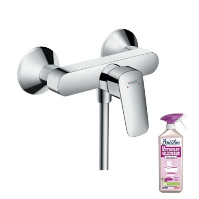 Mitigeur douche mécanique HANSGROHE Logis chromé + nettoyant Briochin