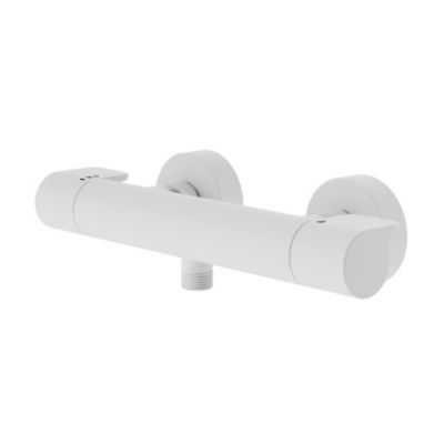 Mitigeur douche thermostatique blanc GoodHome Cavally