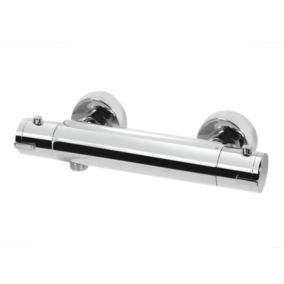 Mitigeur douche thermostatique, chrome, GoodHome Mayas
