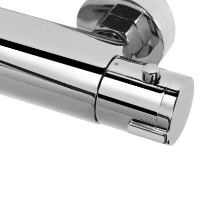 Mitigeur douche thermostatique, chrome, GoodHome Mayas