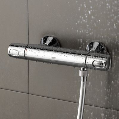Mitigeur douche thermostatique GROHE Quickfix Precision Trend + microfibre