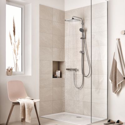 Mitigeur douche thermostatique GROHE Quickfix Precision Trend + microfibre