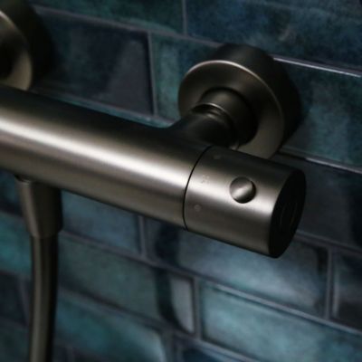Mitigeur douche thermostatique gun métal Essebagno Luisa