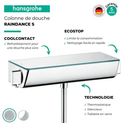 Mitigeur douche thermostatique HANSGROHE Ecostat Select