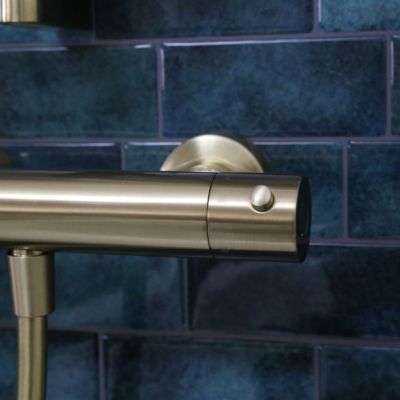 Mitigeur douche thermostatique Or brossé Essebagno Luisa