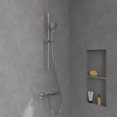 Mitigeur douche thermostatique VILLEROY ET BOCH Universal rond Chrome