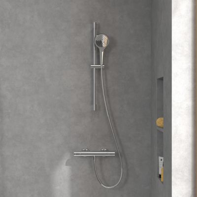 Mitigeur douche thermostatique VILLEROY ET BOCH Universal rond Chrome