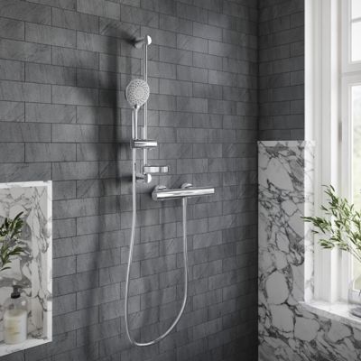 Mitigeur douche thermostatique VILLEROY ET BOCH Universal rond Chrome