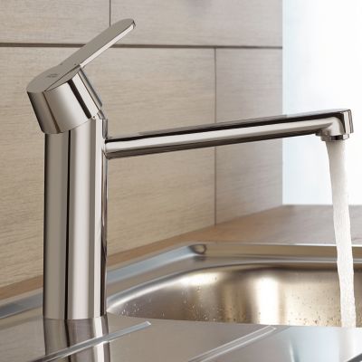 Mitigeur évier de cuisine medium chrome Grohe