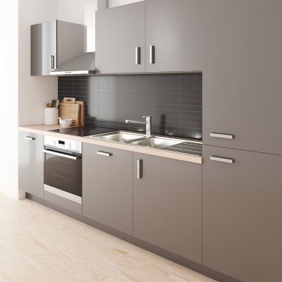 Mitigeur évier de cuisine medium chrome Grohe