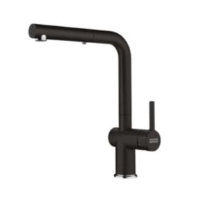 Mitigeur Franke Active L Fragranit douchette double jet - Onyx coloris Onyx