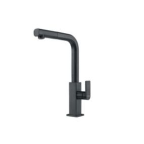 Mitigeur Franke Mythos Inox Noir à douchette monojet - Inox Noir coloris Inox Noir