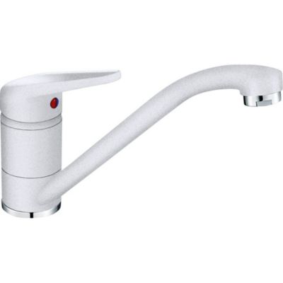 Mitigeur Franke Novara Plus Couleur à bec - Blanc Artic (Moucheté) coloris Blanc Artic (Moucheté)