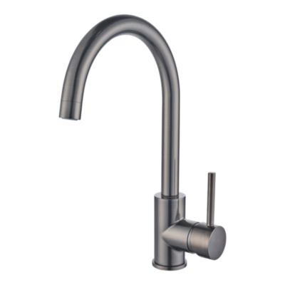 Mitigeur haut de cuisine Katiki Cooke & Lewis H. 33,5 cm effet titane