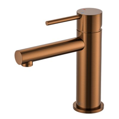 Mitigeur lavabo bas cuivre brossé Essebagno Luisa