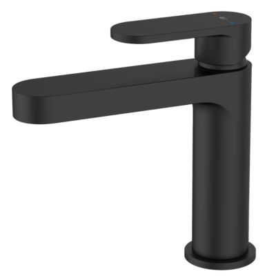 Mitigeur lavabo bas noir mat Essebagno Cortes