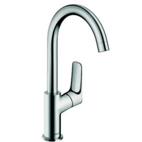 Mitigeur lavabo bec haut LOGIS - Chromé - HANSGROHE - ComfortZone 210 - Cartouche céramique M1