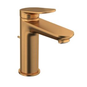 Mitigeur lavabo DUVARIT Wave M avec vidage bronze brossé