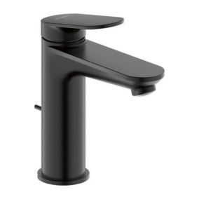 Mitigeur lavabo DUVARIT Wave M avec vidage noir mat