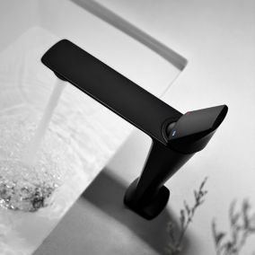 Mitigeur lavabo en laiton Noir - Tureis