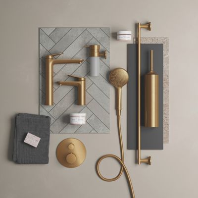 Mitigeur lavabo encastré DURAVIT Wave bronze brossé