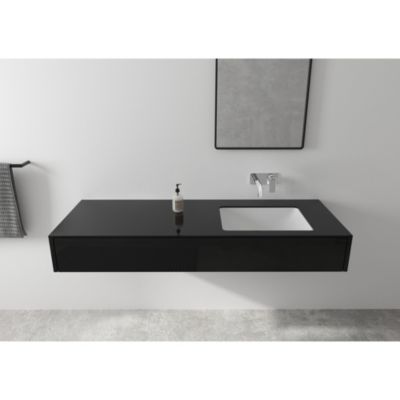 Mitigeur lavabo encastré mural Vernis Shape Chromé 71578000 Hansgrohe